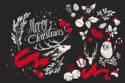 Christmas Hand-drawn Design Elements, a Decorative Illustration by Adiemus (Thumbnail 1 of 8)