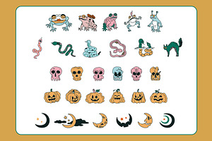 Mega Bundle Of Colored Halloween Ill