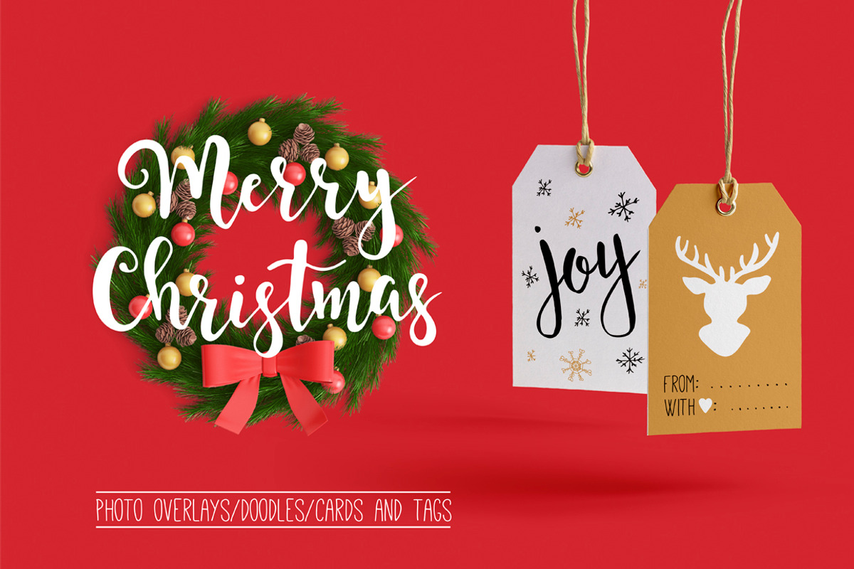 Christmas overlays, cards, doodle, an Object Graphic by Tatti Graphic Studio (Photo 1 of 5)