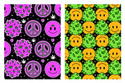 Marijuana Seamless Pattern Bundle 2, a Pattern Graphic by Slavko Kahovsky (Thumbnail 7 of 9)