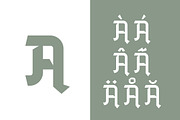Blackhead Typeface | Font, a Blackletter Font by Headfonts (Thumbnail 7 of 8)