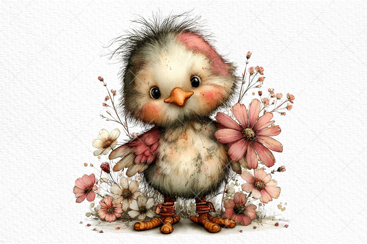 Spring Watercolor Animals Clipart, an Illustration by Craft Nest (Photo 10 of 11)
