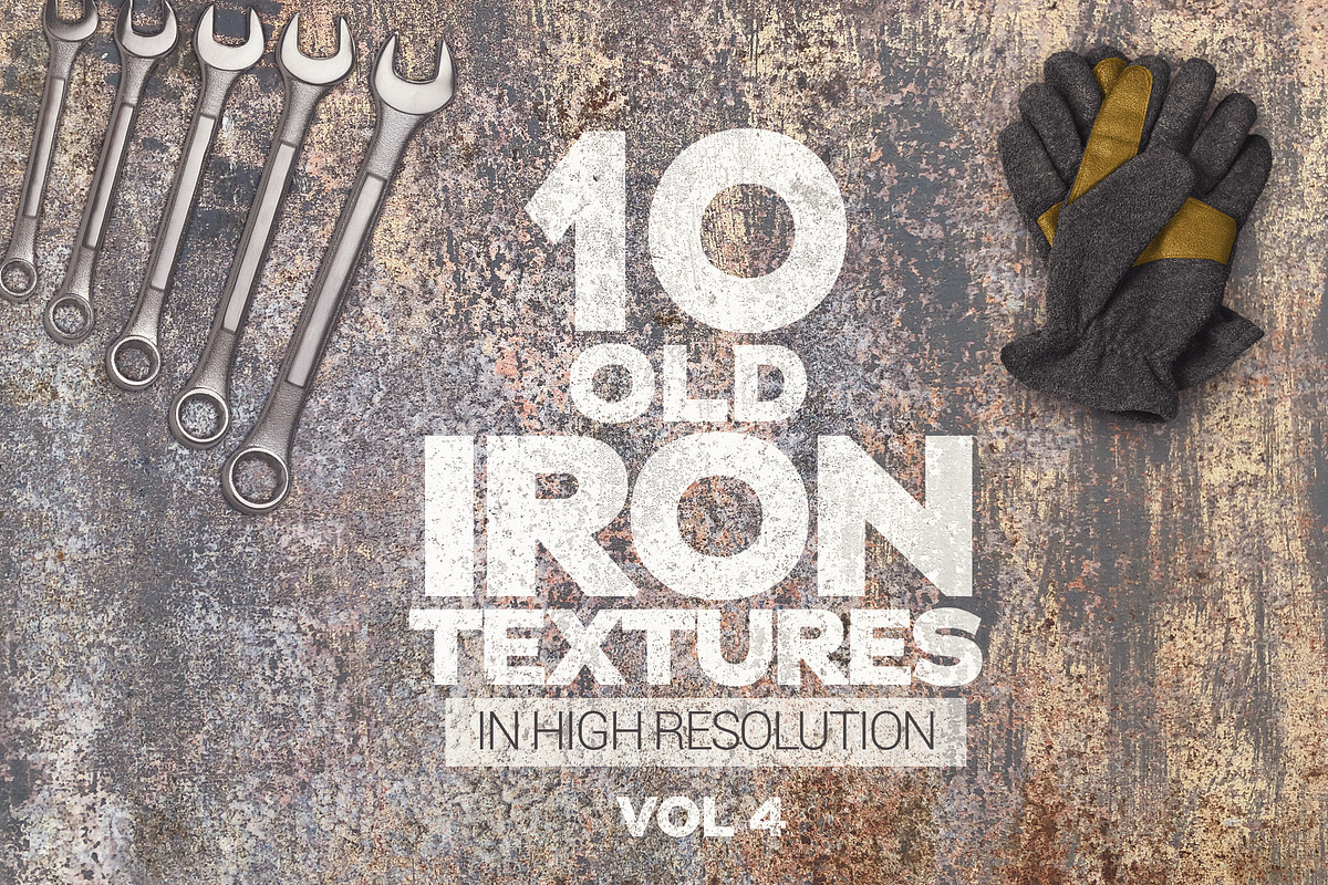 Old Iron Textures x10 Vol 4, a Texture Graphic by SmartDesigns (Photo 1 of 5)