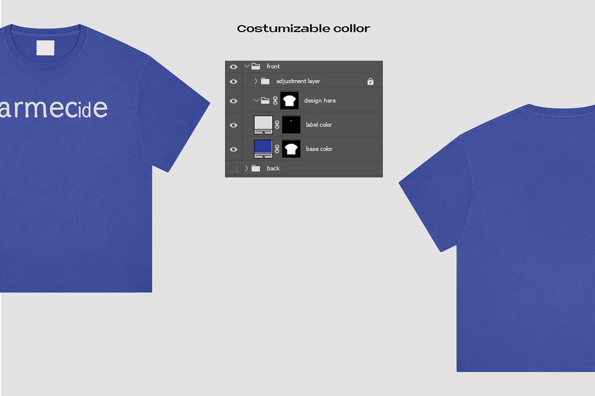 Loose fit t-shirt mockup, a Shirt Mockup by Barmecide Mockup Studio (Photo 3 of 3)