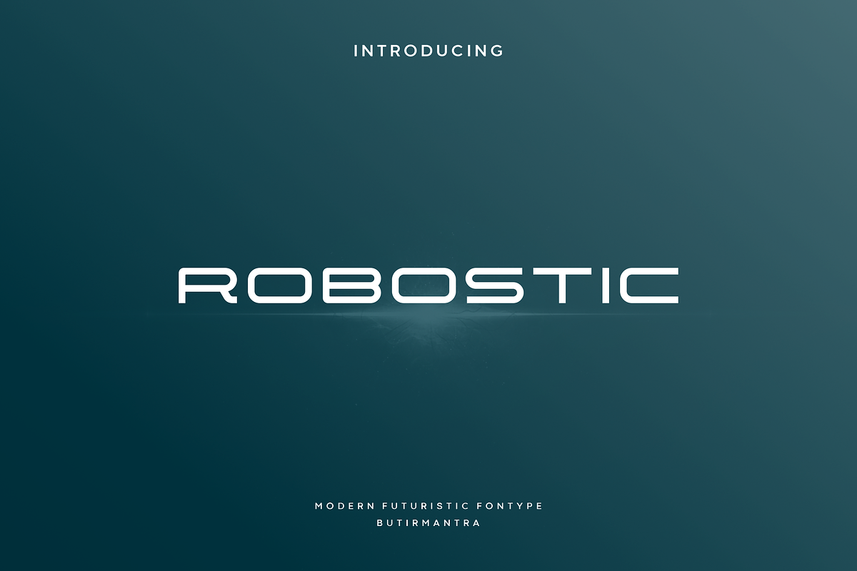 Robostic - Modern Futuristic Font, a Sans Serif Font by Letterna (Photo 1 of 4)