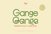 Gange – Bold Geometric Sans, a Sans Serif Font by Lettertype Studio (Thumbnail 1 of 15)