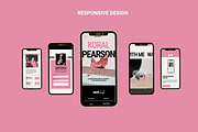 Pink Squarespace Website Template, a Squarespace Template by Row Creative (Thumbnail 5 of 10)