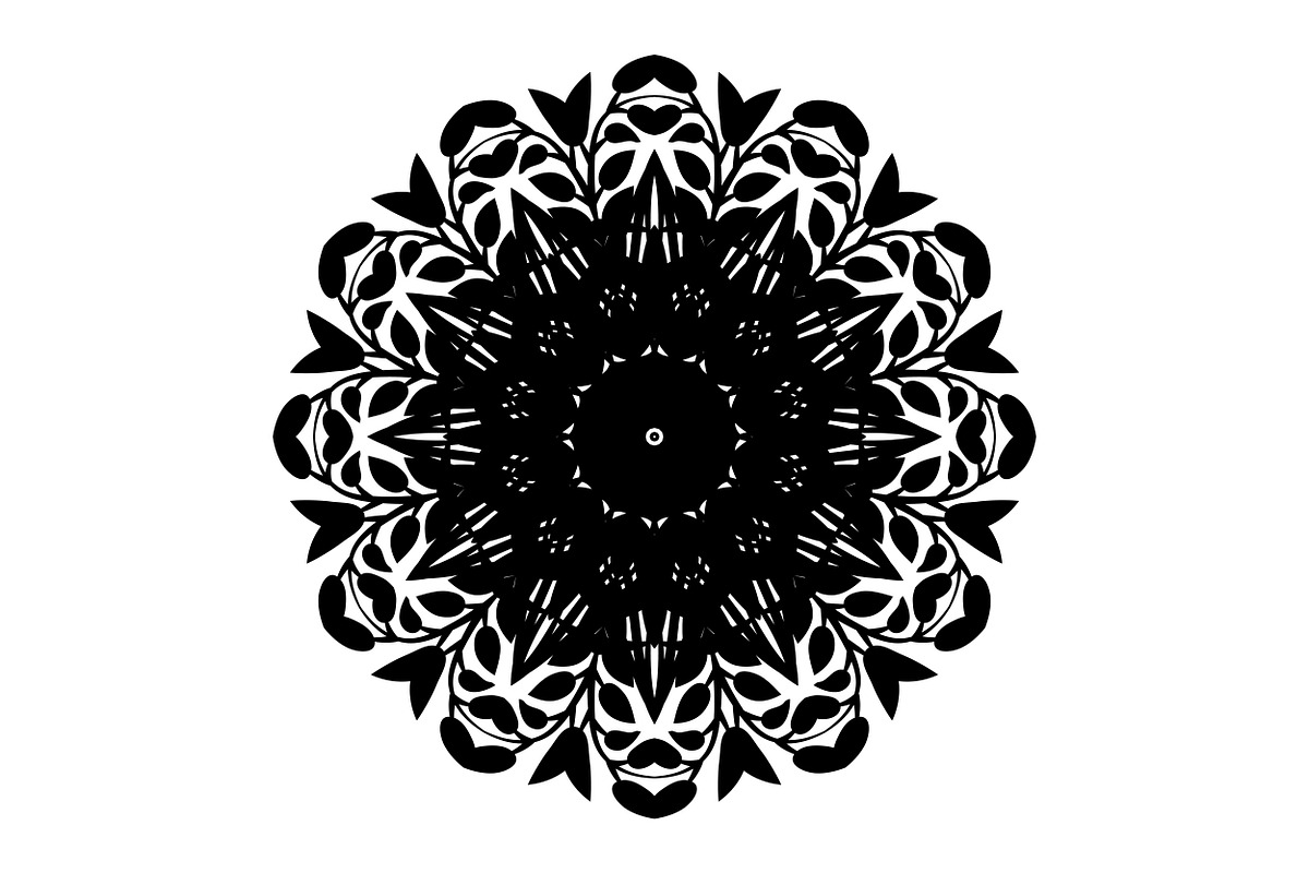 Artistic Mandala Vector Collection, a Decorative Illustration by NJ Himel (Photo 16 of 101)
