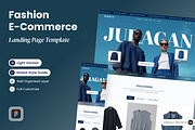 Juragan - Fashion E-Commerce, a Landing Page Template by SLAB! Design (Thumbnail 1 of 4)