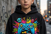 Cool Game Time Controller Art, a Shirt Mockup by Vector Stall (Thumbnail 4 of 14)