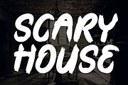 Scary House | Script Font, a Script Font by Scratchones (Thumbnail 1 of 8)