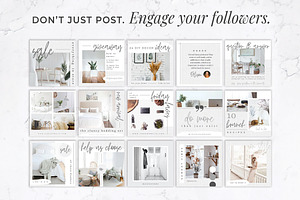 Instagram Posts For Canva Linen