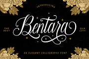 Bentara Script, a Script Font by Alpha Bento (Thumbnail 1 of 12)