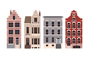 English houses set. UK architecture, an Illustration by Good Studio (Thumbnail 5 of 7)