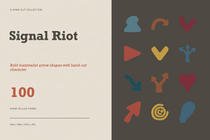 100 Hand Drawn Arrow Shapes, a Decorative Illustration by designvectx