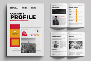 Company Profile Template Layout