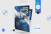Hiring Flyer Template, a Flyer Template by Aam360 (Thumbnail 2 of 3)