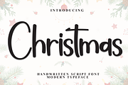 Christmas | Script Font, a Script Font by Scratchones (Thumbnail 1 of 8)
