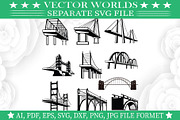 Steel Bridge Svg, Steel, Bridge Svg, an Object Graphic by VectorWorlds (Thumbnail 1 of 3)