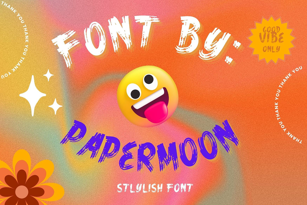 Good Karma Handbrush Font, a Script Font by PaperMoon (Photo 2 of 6)