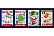 Christmas winter groovy hippie, an Illustration by Buch&Bee (Thumbnail 2 of 3)