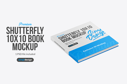 Shutterfly Book Mockup