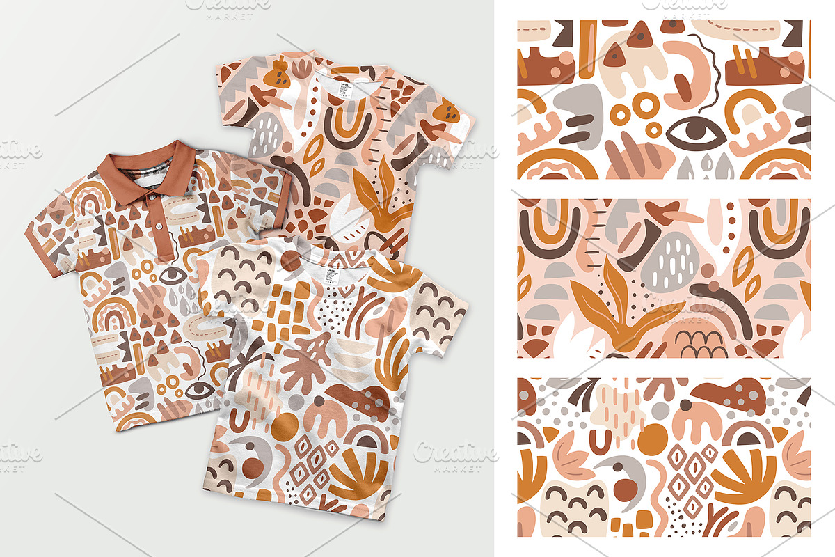 Abstract Boho Seamless Patterns, a Pattern Graphic by insemar (Photo 4 of 4)