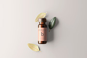 Amber Glass Vial Bottle Mockups, a Cups & Container Mockup by pmvch (Thumbnail 8 of 20)