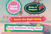 Pufypop Bubble Display Font, a Sans Serif Font by Jaruka (Thumbnail 7 of 10)