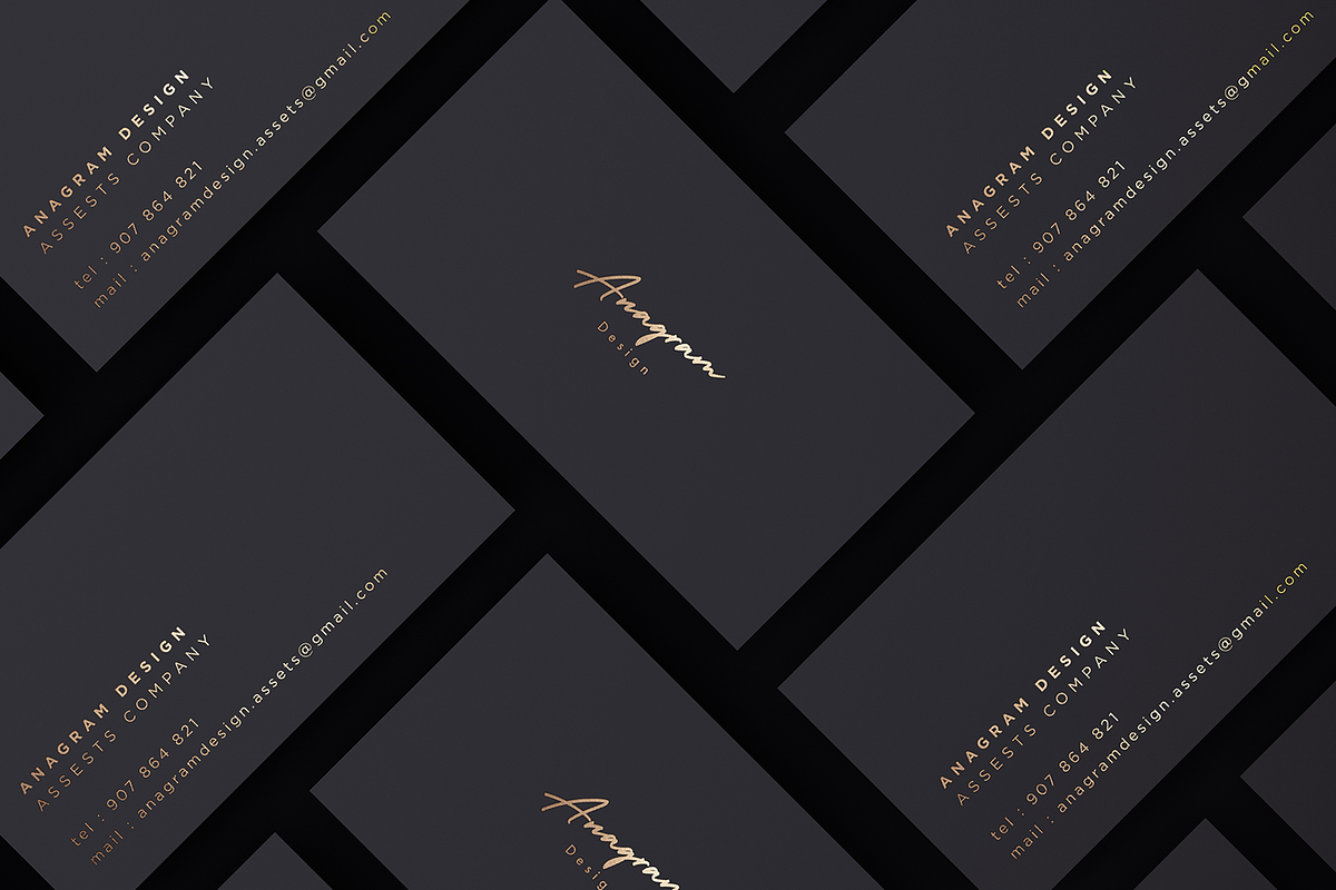 Black & Gold Branding Mockup, a Product Mockup by AnagramDesign (Photo 3 of 4)