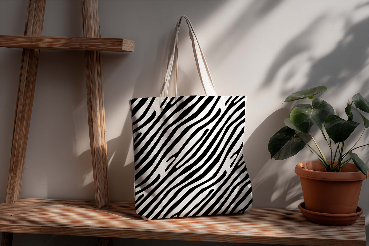 Zebra stripes seamless pattern, a Pattern Graphic by Viktorijareut (Photo 3 of 5)