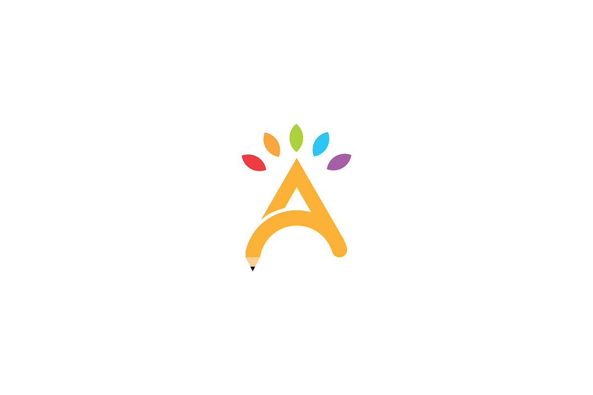 Letter A Pencil Logo, a Branding & Logo Template by Abir Hossain Waffi (Photo 1 of 4)