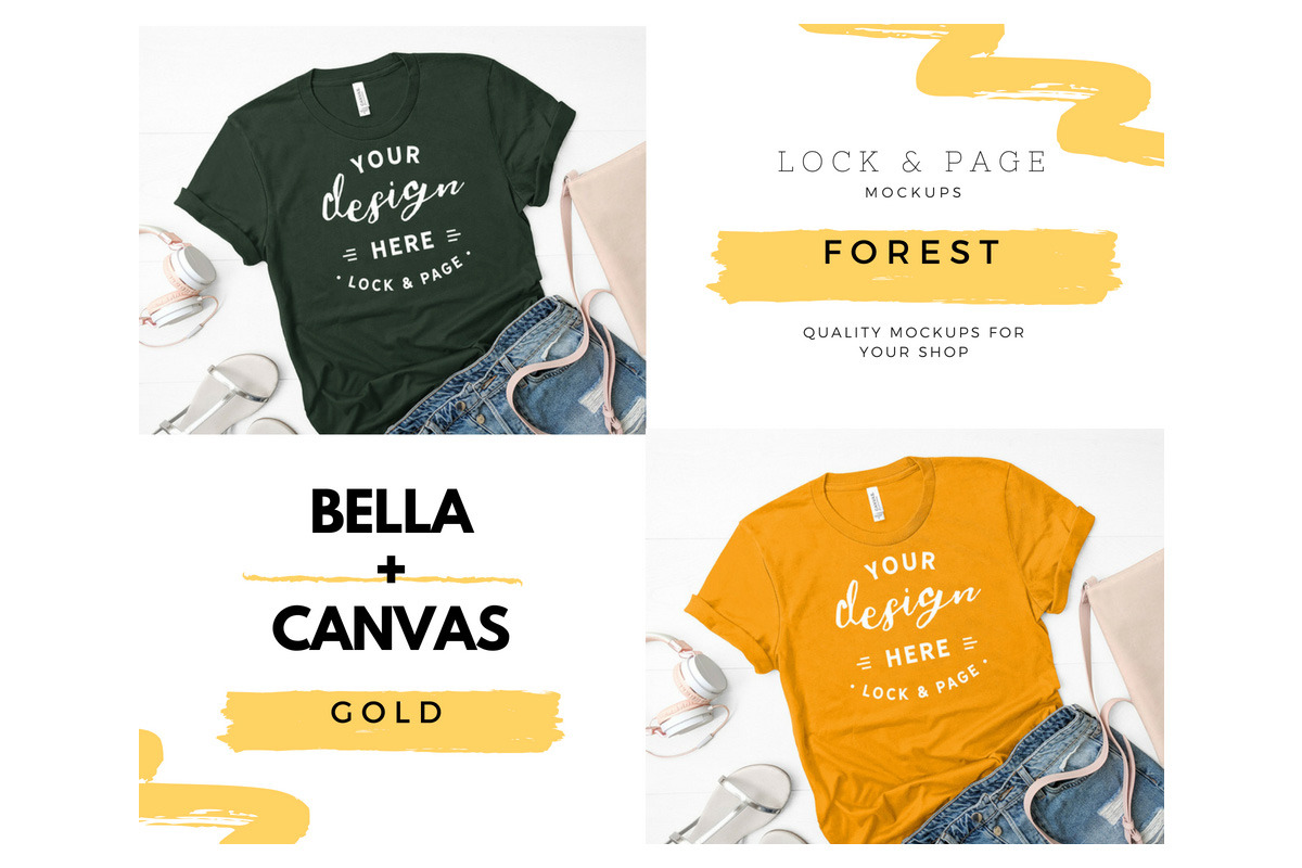 Bella Canvas 3001 Mega Bundle Mockup, a Shirt Mockup by lock and page (Photo 58 of 84)