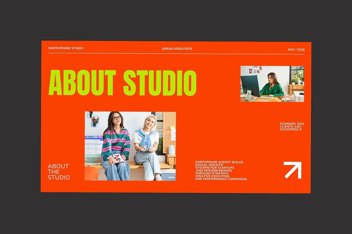 Creative Agency PPT, a Presentation Template by adoestudio (Photo 5 of 9)