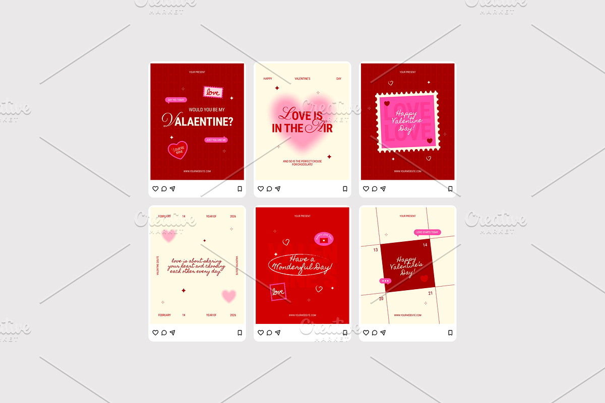 Valentine - Instagram Post, a Social Media Template by Izdihaar_Studio (Photo 4 of 4)
