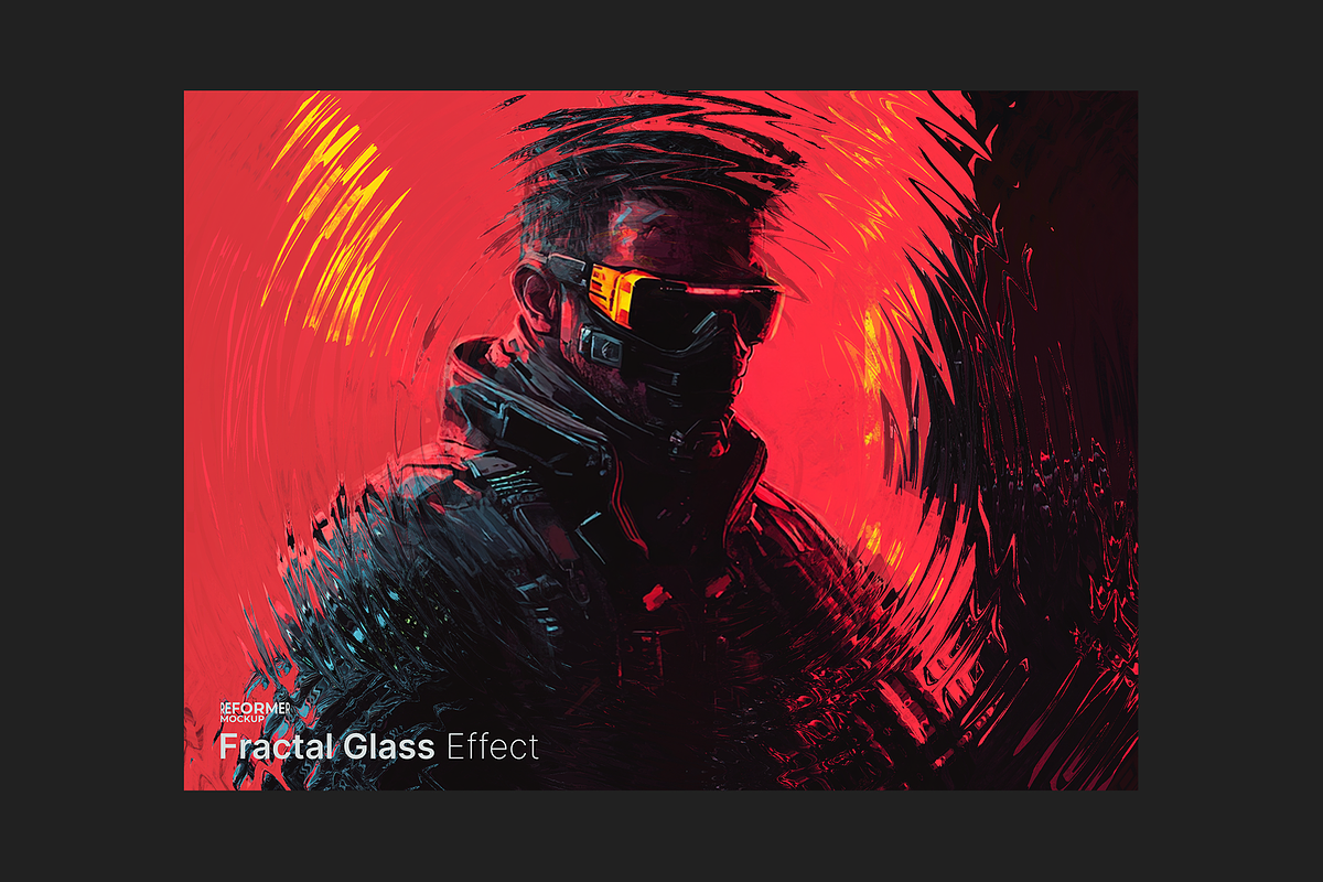 Fractal Glass Effect, a Pattern Graphic by Reformer Mockup (Photo 10 of 15)