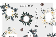 Cottage Christmas. Cozy Home., a Seasonal Illustration by ma_i_vi (Thumbnail 6 of 11)