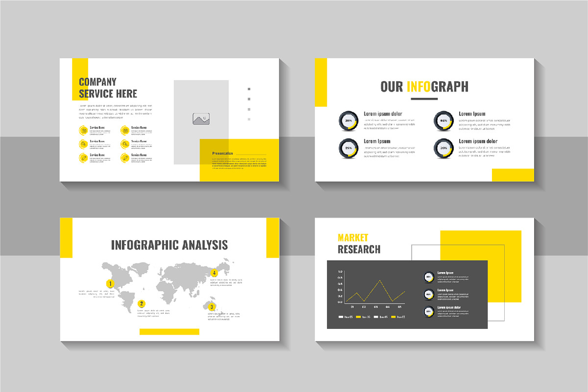 Modern business plan deck template, a Presentation Template by Pavel_design (Photo 3 of 4)