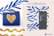 Beach House Watercolor Patterns, a Pattern Graphic by Youandigraphics (Thumbnail 6 of 19)