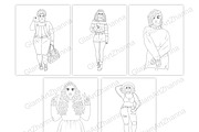 Coloring Book Halloween, a Person Illustration by GlamArtZhanna (Thumbnail 2 of 6)