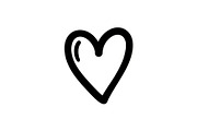 Hand Drawn Heart Doodle Vector Bundl, an Illustration by Creativeshirt (Thumbnail 33 of 48)