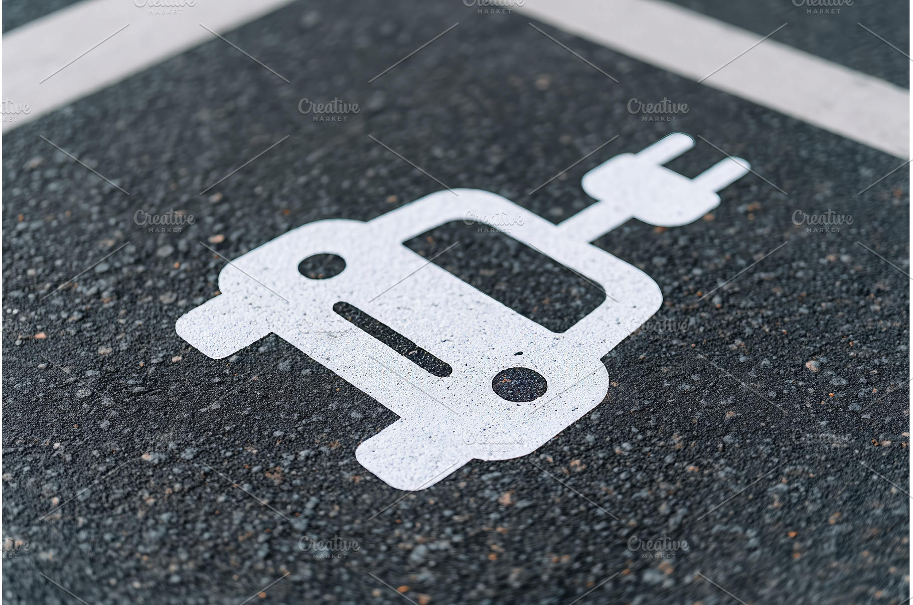 The parking area for electric cars, a Transportation Photo by ZinetroN