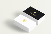 Diamond Gold Logo + Business Card, a Branding & Logo Template by Aloha Philly (Thumbnail 1 of 5)