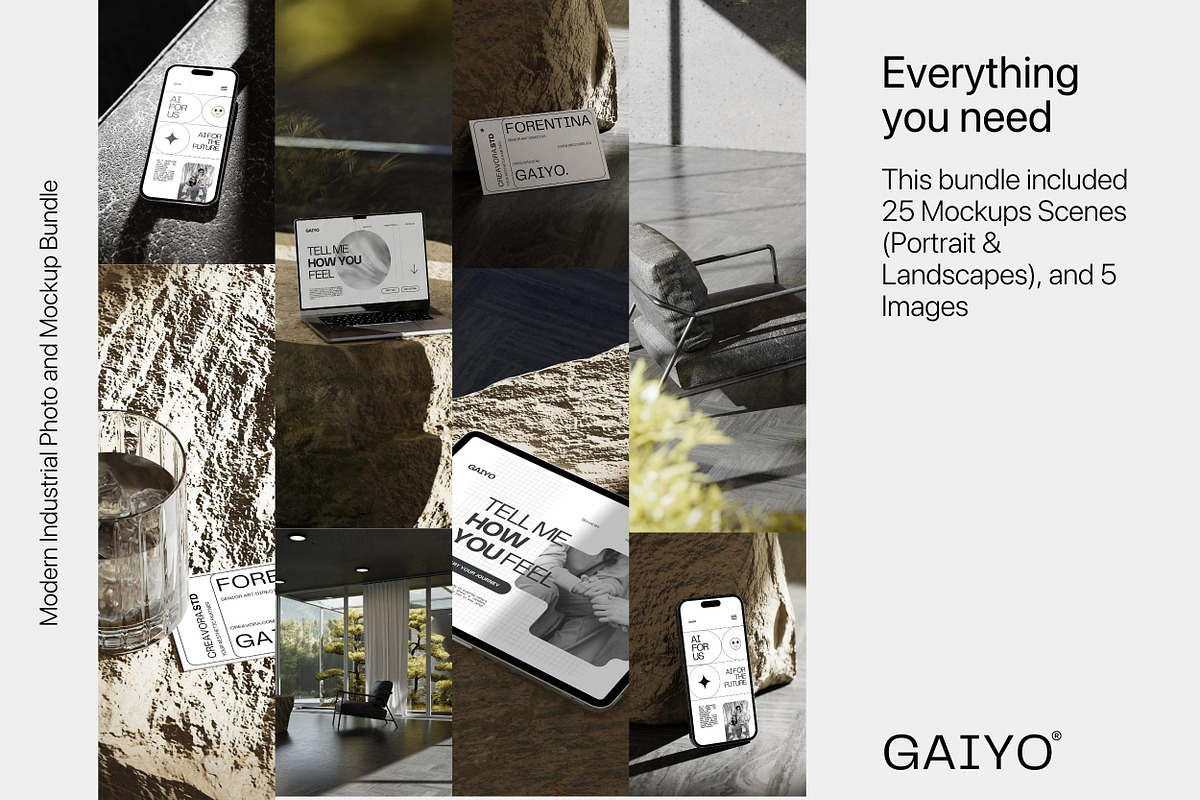 Gaiyo - Industrial Mockup Bundle, a Device Mockup by Creavora (Photo 9 of 11)