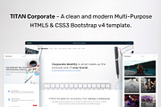 TITAN Corporate - HTML Template, a HTML Template by Themebiotic (Thumbnail 1 of 5)