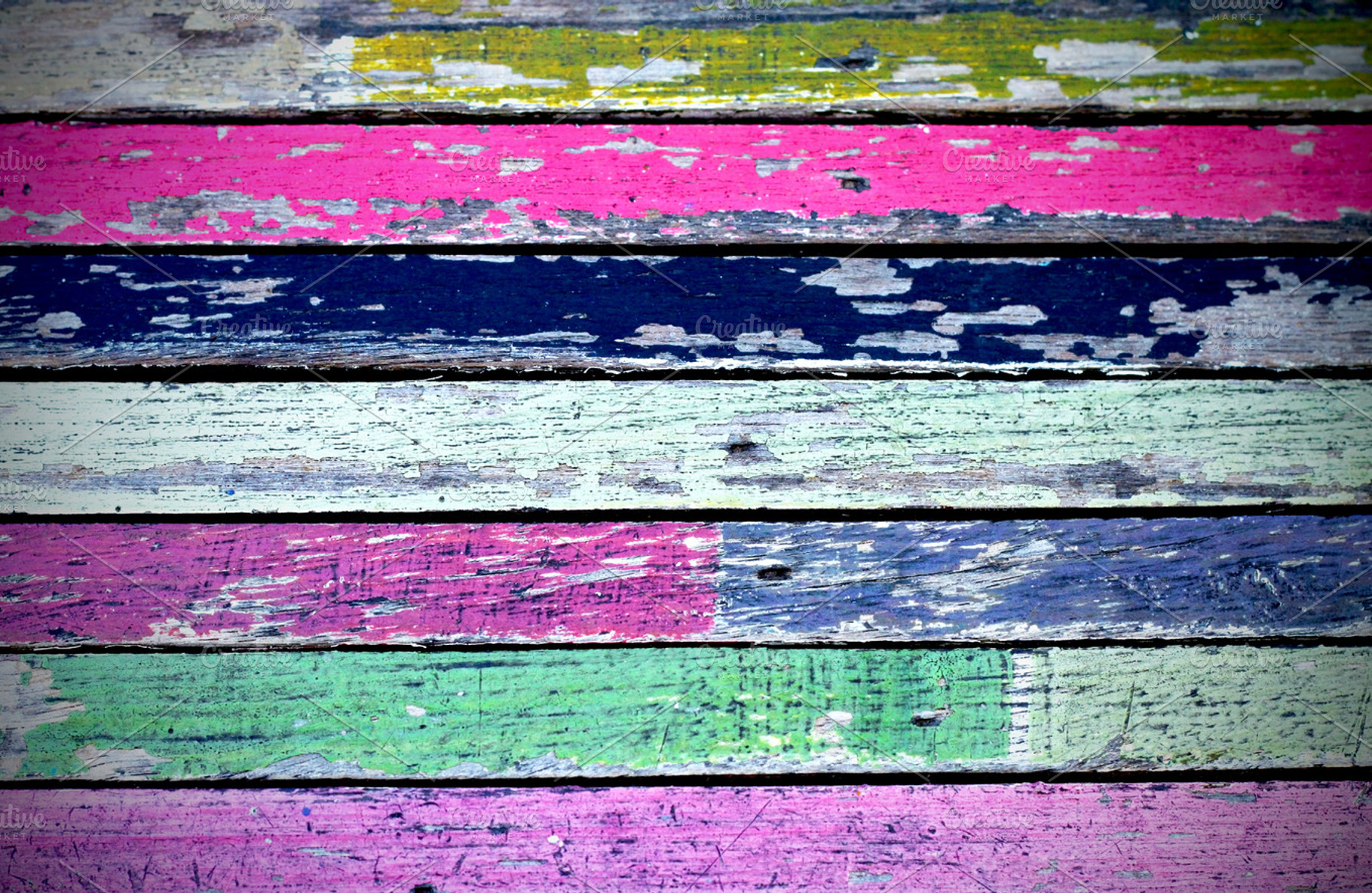 Texture of colored grunge wood