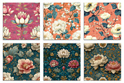 Batik Style Seamless Patterns 35, a Pattern Graphic by Libby Wishes (Thumbnail 3 of 4)