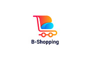shopping cart with b letter logo, a Branding & Logo Template by Design Store (Thumbnail 2 of 2)