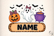 Custom name Halloween png, an Illustration by Craft Nest (Thumbnail 1 of 6)