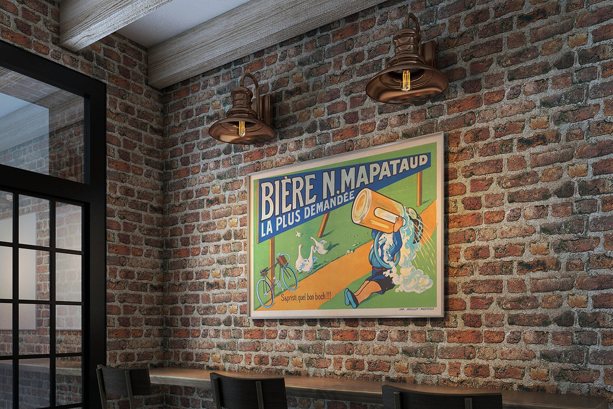 Bar Poster Mockups, a Print Template by Luuqas Design (Photo 4 of 6)